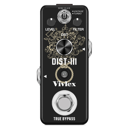 VIVLEX-Guitar Pedals Super Effects, Pedal Tuner, Overdrive Delay, Reverb Distortion, Fuzz Noise Gate, Flanger Metal Zone, Blues