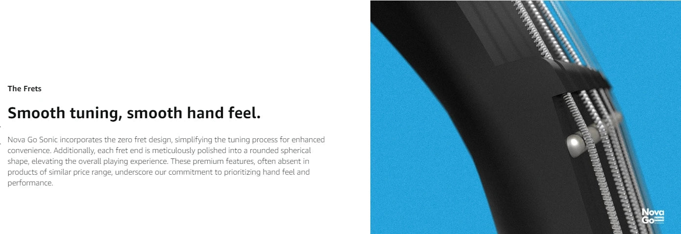 Enya Nova Go Sonic Carbon-Fiber Smart Electric Guitar – Built-In 10 W Speaker & On-Board Effects