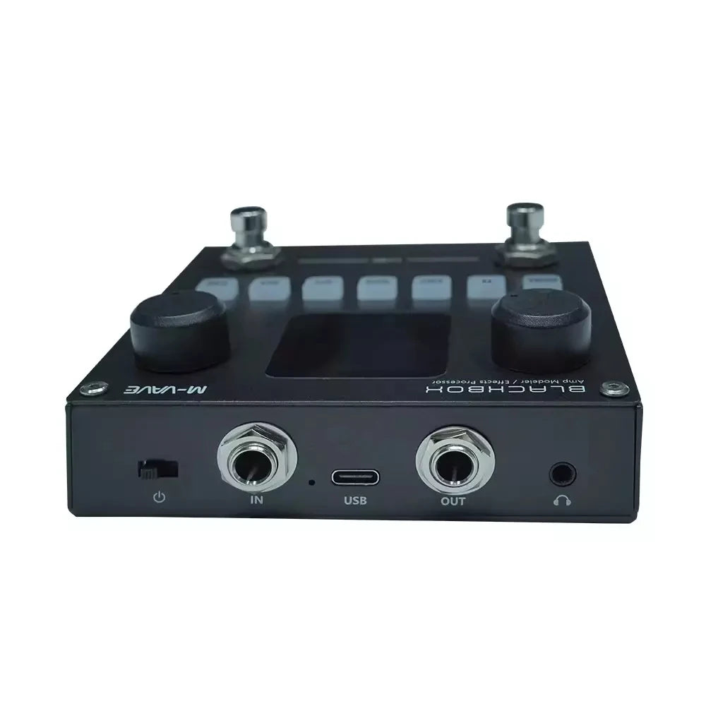 M-VAVE Blackbox Guitar / Bass AMP Modeler Multi Effects Processor Rechargeable for Electric Guitar Bass
