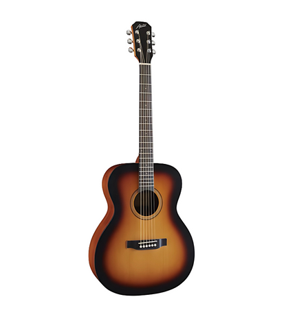 Austin AA25OSSB guitar with chrome machine heads, Austin AA25OSSB open pore finish lightweight acoustic guitar