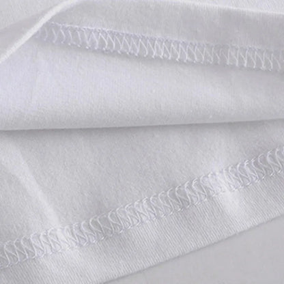 Close-up of the heart and music note graphic on the tee, highlighting the detail and quality of print.